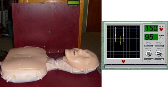 'CPR simulator' CPR simulator