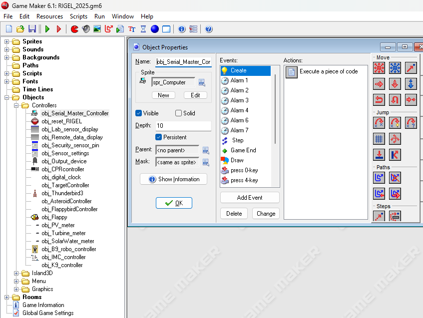 Game Maker game design software