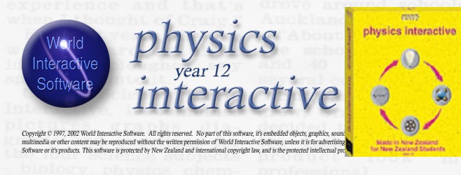 Year 12 Interactive Physics written by Michael Fenton