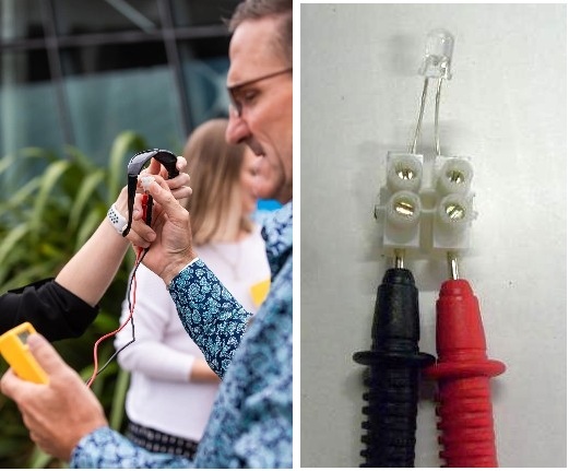 SAT-STEP teacher using Michael's sensor sytem